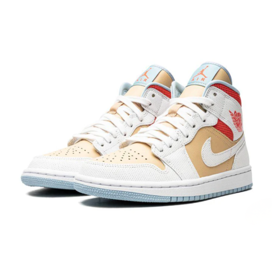 nike WMNS AIR JORDAN 1 MID SE "Sesame" – Image 2