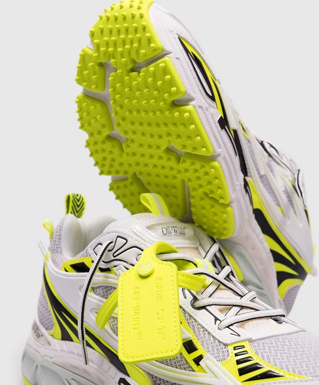 OFF-WHITE Be Right Back jaune fluo – Image 5