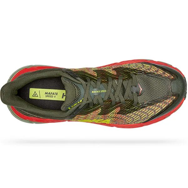 Hoka Mafate Speed 4 - THYME/FIESTA – Image 4