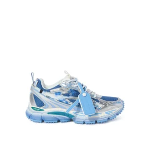 OFF-WHITE Be Right Back bleu argenté