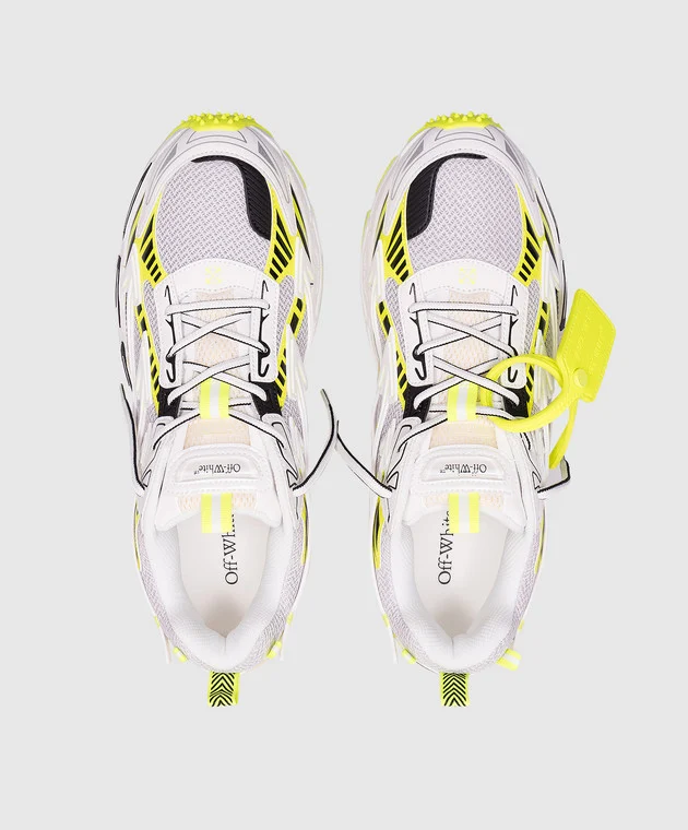 OFF-WHITE Be Right Back jaune fluo – Image 4